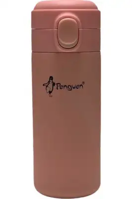 Penguen Png 1040 Pembe Renk Mug Termos 400 ml