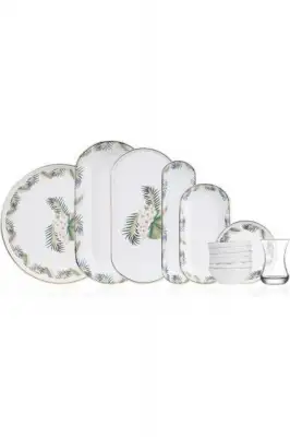 Acar Porselen Arizona 31 Parça Kahvaltı Takımı Xsh-21-0328/1