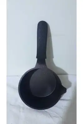 Nehir 17CM Alüminyum Döküm Sütlük Siyah