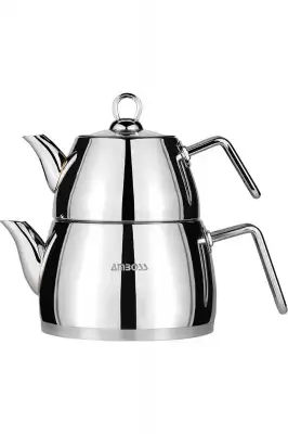 Amboss Aquamarine Orta Boy Çelik Çaydanlık - AQU-5261