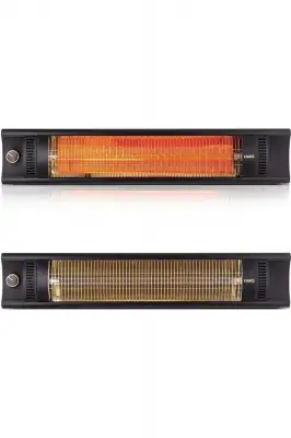 Raks Mika W2500 Duvar Tipi Quartz Isıtıcı Siyah