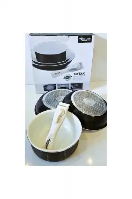 Amercook Bondy 4 Parça Tava Seti Siyah