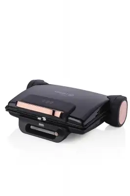Korkmaz Tostema Maxi Deluxe Tost Makinesi Siyah/Rosegold A811-08