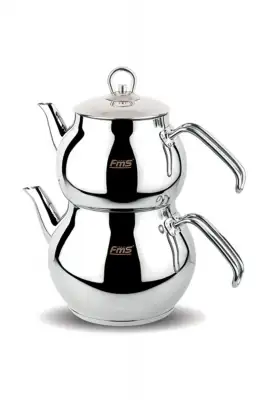 Fms Aşiret Boy Sade Çaydanlık - Metal