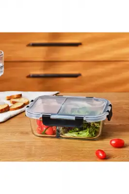 Emsan Twin 980 ml Borosilikat Saklama Kabı