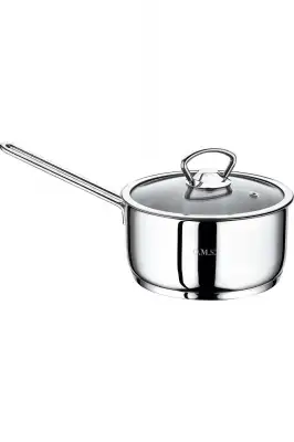 Oms Paslanmaz Çelik 14X5cm Mini Basık Tencere - 2008 Sade