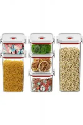 Arow Sunn Vakum Makineli Saklama Kabı Seti 10'lu+1 Vakum Makinesi