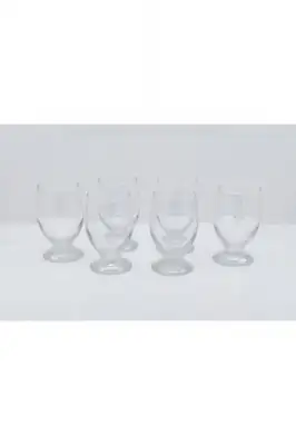 Sigma Cam 3Lü Duru Ayaklı Su Bardağı