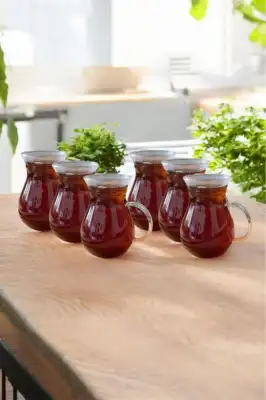 Sufra Keyfi Ala Borosilikat 6li Çay Bardağı