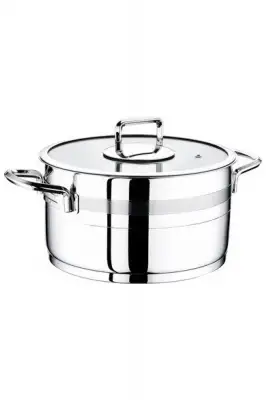 Evimsaray Safir 22x12 Cm Derin Çelik Tencere - S-1386