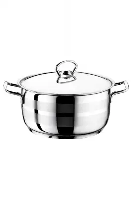 Evimsaray Asude Çelik Derin Tencere 24 x 14 cm 5 lt - S-1256