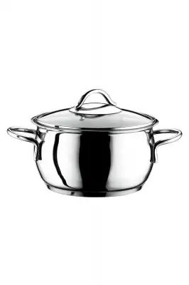 Evimsaray Şevval 18x10 cm Güveç Çelik Tencere - S-1241