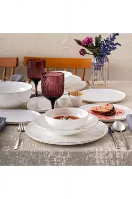 Emsan Sirius Gold Fine Bone 59 Parça 12 Kişilik Yemek Takımı