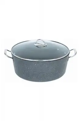 FMS Granit Endüstriyel Derin Tencere 34CM Gri - G1009GRI