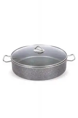 FMS Granit Endüstriyel 34 No Basık Tencere Gri - G2006