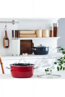 Arow Thor Kırmızı Kızartma Tenceresi 22cm 4 Litre - TR-6488