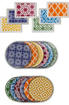 Porland Morocco Serisi 18 Parça Servis Takımı