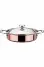 Leggno Çelik Kapaklı 24 cm Bakır Kısa Tencere CPR5414ST24
