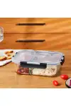 Emsan Twin 1360 ml Borosilikat Saklama Kabı