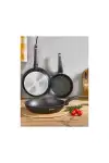 Falez Trio 3'lü Granit Tava Seti (İndüksiyon Uyumlu)