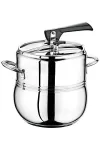 Oms 5104 2 Parça Klasik Güveç Düdüklü Tencere 22 Cm 9 Litre Sade