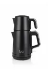 Narte Taste Series 2200W Elektrikli Çelik Çaydanlık ve Su Isıtıcı - Mat Siyah