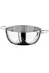 Oms Stainless 18/10 Steel Footed Strainer 24 cm