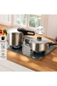 Emsan Fast Cooker Çift Emniyetli Düdüklü Tencere 4 +6 Litre