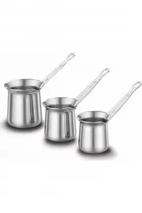 Korkmaz A1232 Steama 3'lü Cezve Takımı