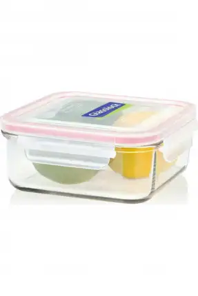 Glasslock Kare Cam Saklama Kabı 900 ML D-MCSB090