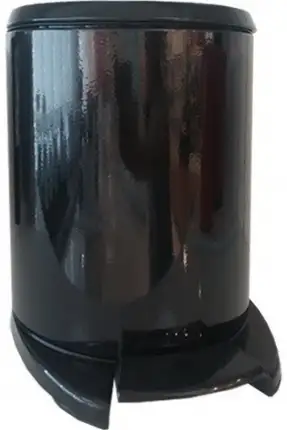 Primanova Cigo Pedallı Çöp Kovası Siyah İç Kısım Siyah M-E41-06-06