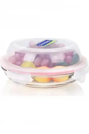 Glasslock Glc024 Plus Yuvarlak Saklama Kabı (350 Ml) D-MPCB03