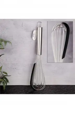 Tohana THN75014 Silikon Sıyırma Aparatlı Çelik Çırpıcı