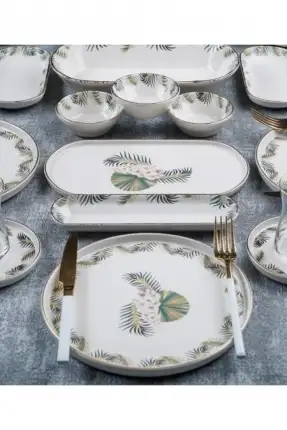 Acar Porselen Arizona 31 Parça Kahvaltı Takımı Xsh-21-0328/1