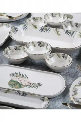 Acar Porselen Arizona 31 Parça Kahvaltı Takımı Xsh-21-0328/1