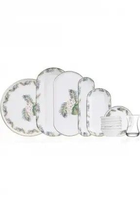 Acar Porselen Arizona 31 Parça Kahvaltı Takımı Xsh-21-0328/1