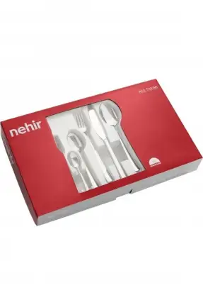 Nehir Armoni Altın Saten 89 Parça Çatal Kaşık Bıçak Takımı