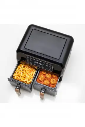 Kenwood HFP70.000BK Dual Air Fryer Bk Copper Siyah