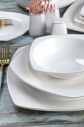 Arow TR-2626 Porselen 60 Parça Yemek Takımı