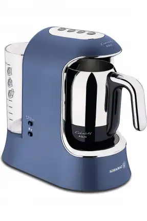 Korkmaz Kahvekolik Aqua Azura/Krom Otomatik Kahve Makinesi A862-03