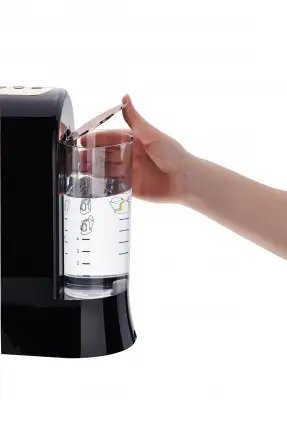 Korkmaz Kahvekolik Deluxe Aqua Siyah/Rosagold Kahve Makinası A862-04