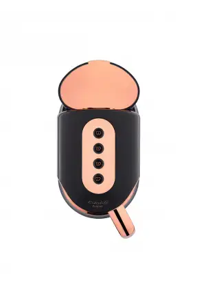 Korkmaz Kahvekolik Deluxe Aqua Siyah/Rosagold Kahve Makinası A862-04