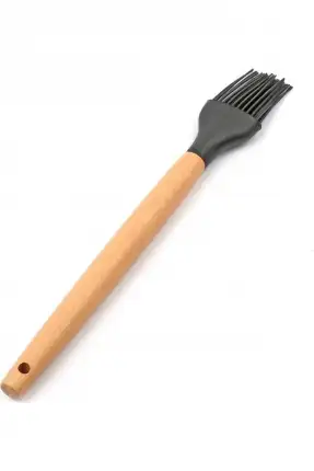 Kosova SLK-206 Bambu Saplı Silikon Yumarta Fırçası 01606