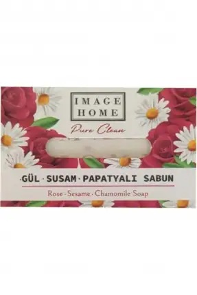 Image Marker ASP-0015 Pure Clean Gül - Susam - Papatyalı Sabun 100 Gr
