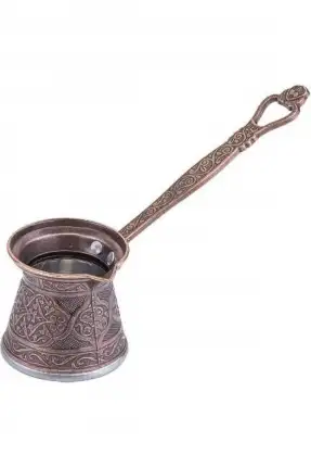 Kosova AYV-0050 No:5 Zambak Döküm Cezve Bakır