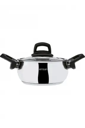 Emsan Mısra 8 Parça Çelik Tencere Seti İnox