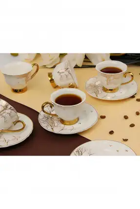 Sembol Albero 6'lı Kahve Takımı Çok Renkli