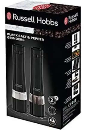 Russell Hobbs Otomatik Tuz ve Biber Öğütücü Değirmenler 28010-56 Siyah