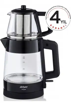 Arzum AR3136 Teamond Çay Makinesi - Siyah
