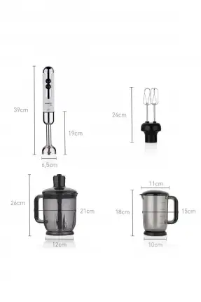 Korkmaz Mia Vanilya Krom Mega Blender Set A447-14
